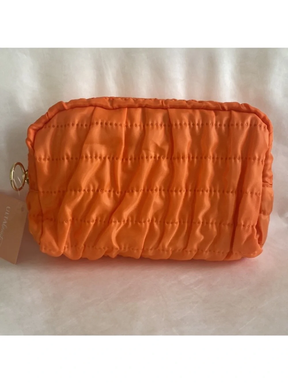 ULTA ORANGE 10p Cosmetic Skincare Bag Mascara Primer Lip Gloss Brow Gel $88